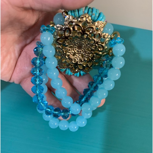 Anthropology 🪴 real gemstone bracelet - Picture 5 of 7